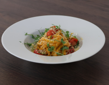 Čerstvé tagliatelle s krémovou omáčkou z dýně hokaido a sýrem Sklepník